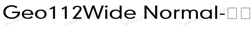 Geo112Wide Normal字体转换